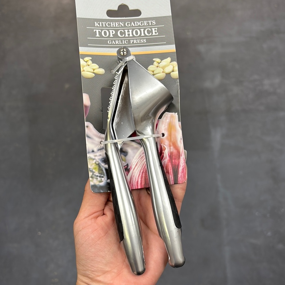 Silver Garlic Press